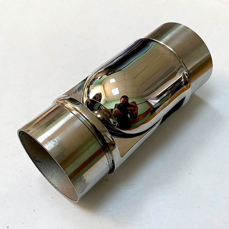 Отвод поручня AISI 304 50.8х1.5х125 регулируемый (зеркало)