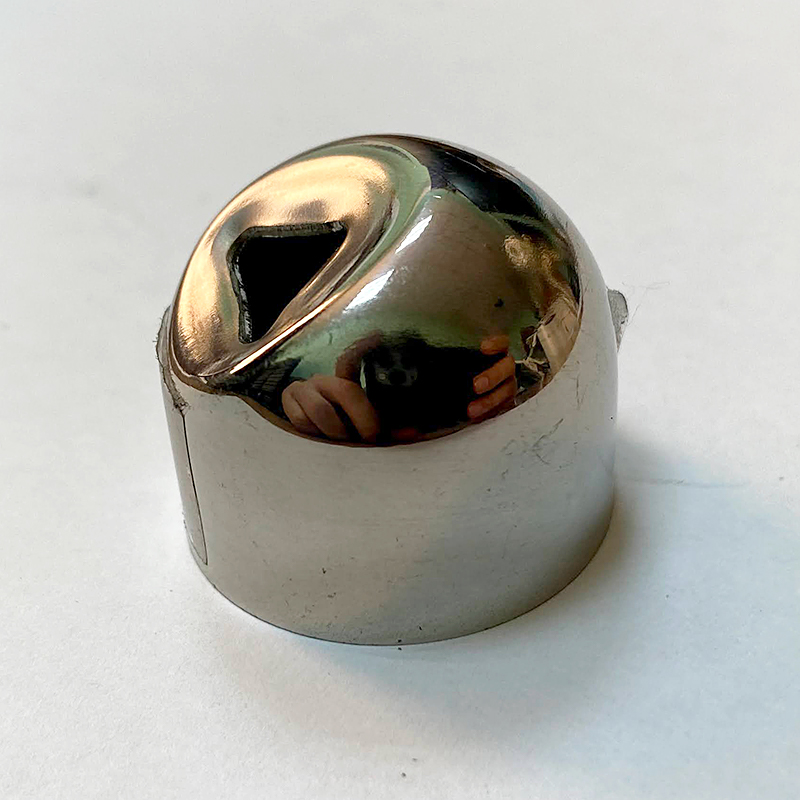 Соединение поручня со стойкой AISI 304 25.4х50.8 30° (зеркало)