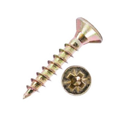 Саморез универсальный 5х16 желтый цинк PZ