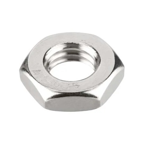 Гайка DIN 439 низкая шестигр. A2-035 (AISI 304) M12 (200штук)