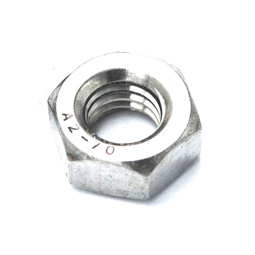 Гайка DIN 934 из нерж. стали A4-70 (AISI 316L) M20 (100штук)