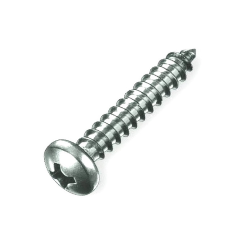 Винт с полукруглой головкой 22 оцинк. DIN 7981