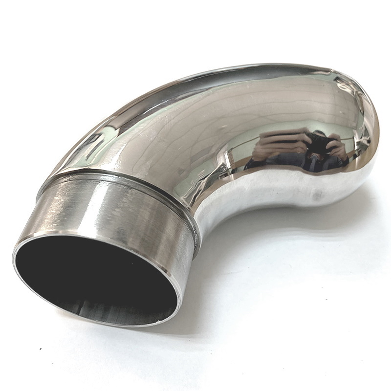 Отвод оконечный с круглой заглушкой 50,8 (зеркало) AISI 304