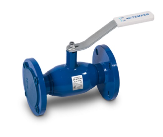 Кран шаровой стальной Ду65 Ру16 фланцевый Temper 28320065, DN 65