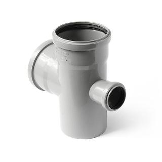 Крестовина PP-H 1-плоскостная серая Дн 110х110х50х87гр б/нап в/к VALFEX 27211115