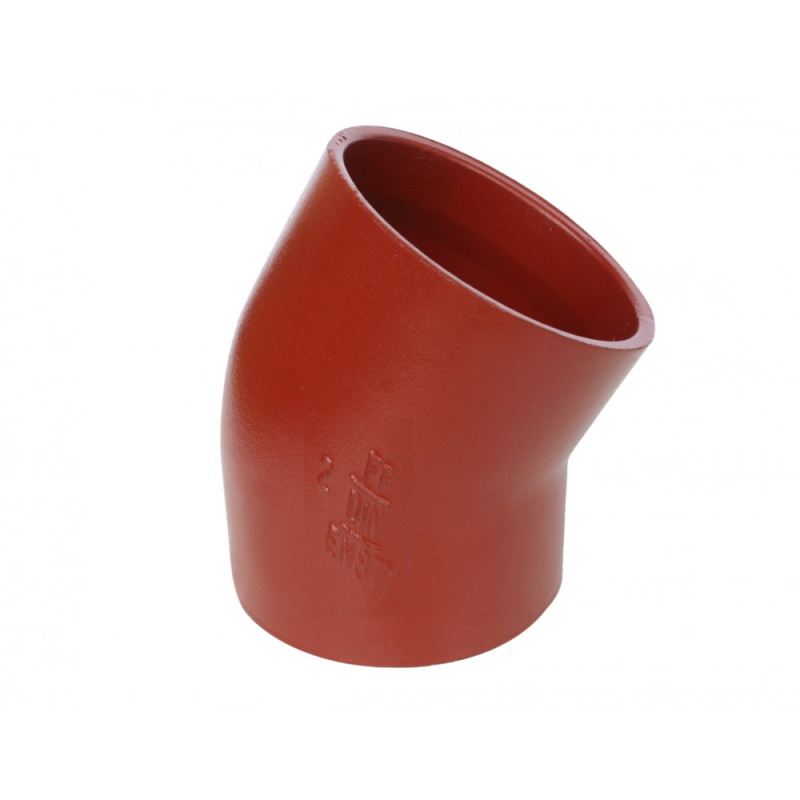 Отвод чугун SML Ду 125х30гр б/растр, DN 125