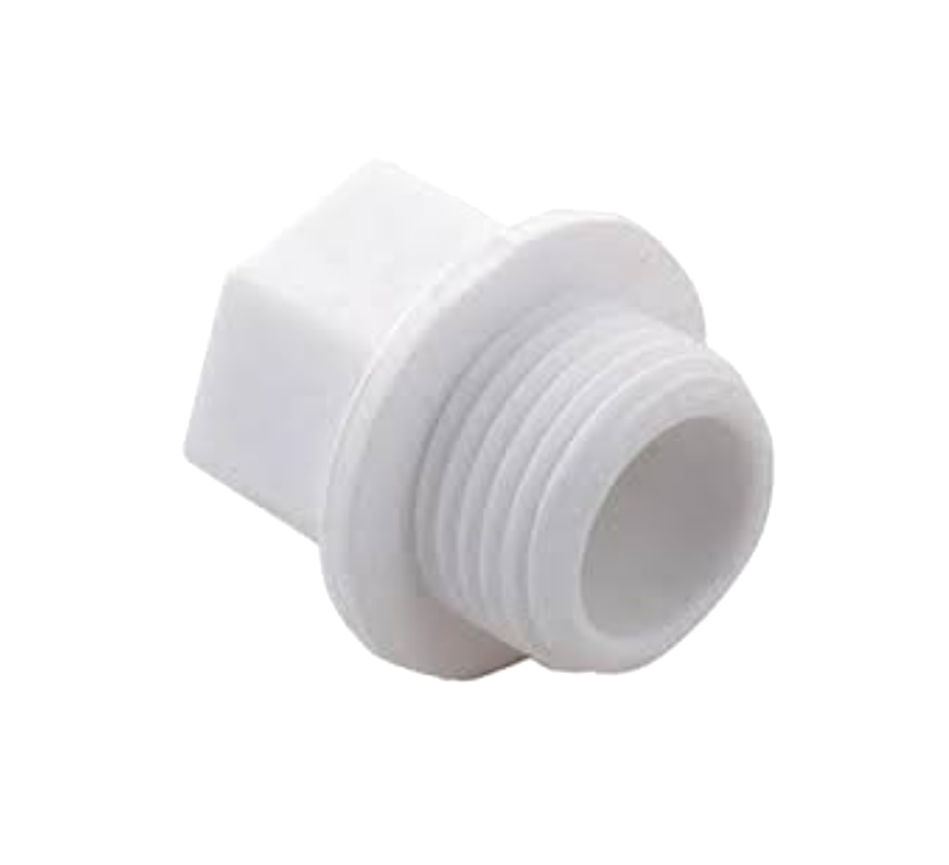 Заглушка (пробка) PP-R белая НР Дн 25x3/4" RTP (РосТурПласт) 10556