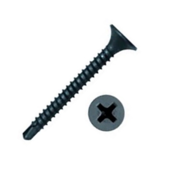 Саморез ГКЛ к металлу 3.5х35 фосфат, сверло