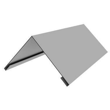 Конек плоский с подгибом  0,45х150х150х2000 оц