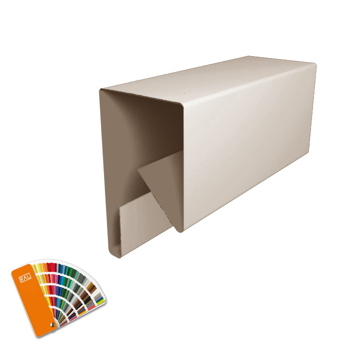 Планка заборная 0,45x20x22x17x2000 цвет под заказ