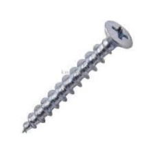 Саморез оконный 4.1х20 острый белый цинк