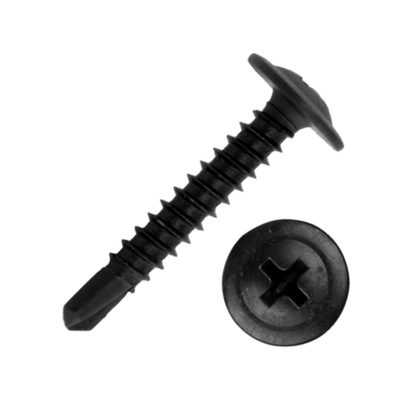 Саморез с прессшайбой 4.2х13 со сверлом фосфат