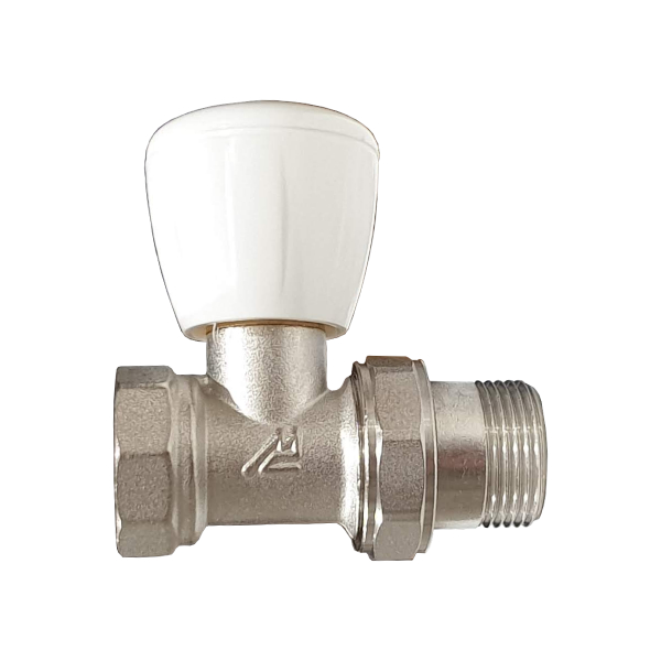 Вентиль ручной радиаторный прямой с уплотнительным кольцом 3/4 MC THERMA Q