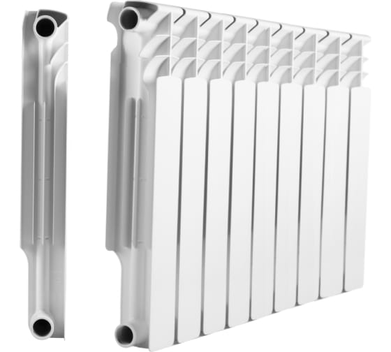 Радиатор биметаллический МС THERMA Q2 500/100 9 секций 1215 Вт