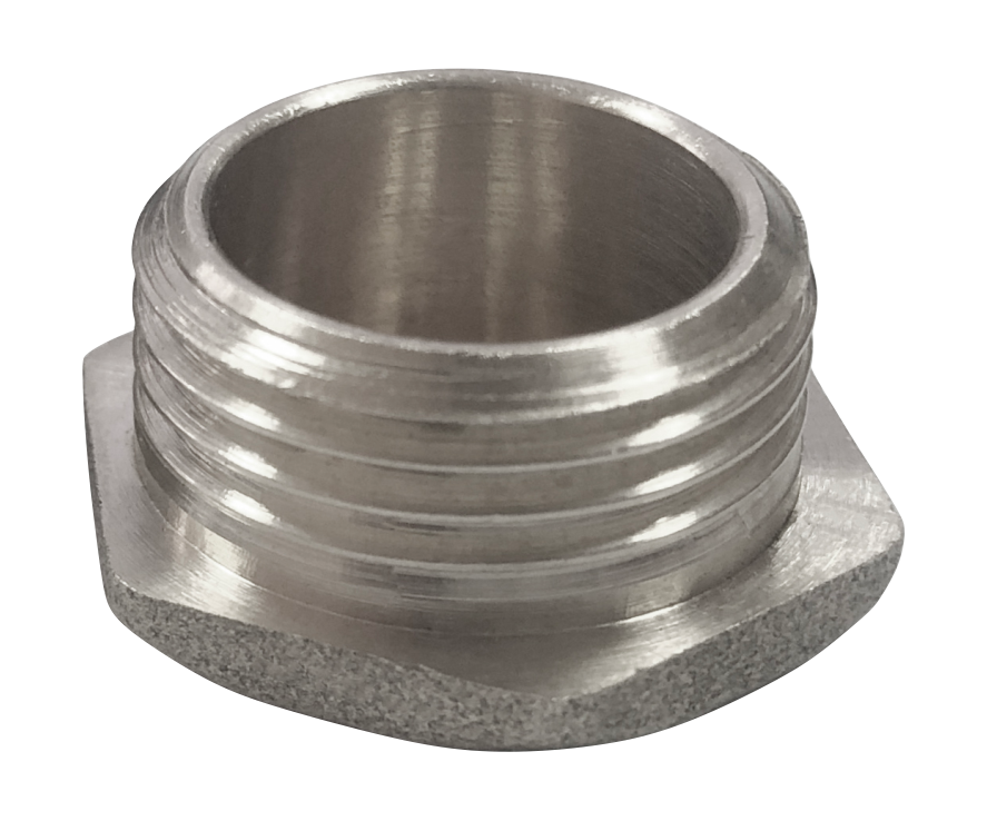 Заглушка латунь никель Ду 20 (3/4") НР Valfex VF.583.N.034, DN 20, 3/4 дюйма