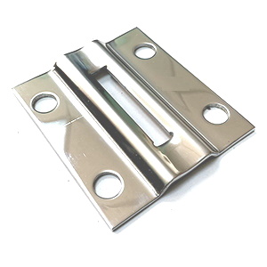 Боковой крепеж стойки сварной (зеркало) 38,1, марка AISI 304