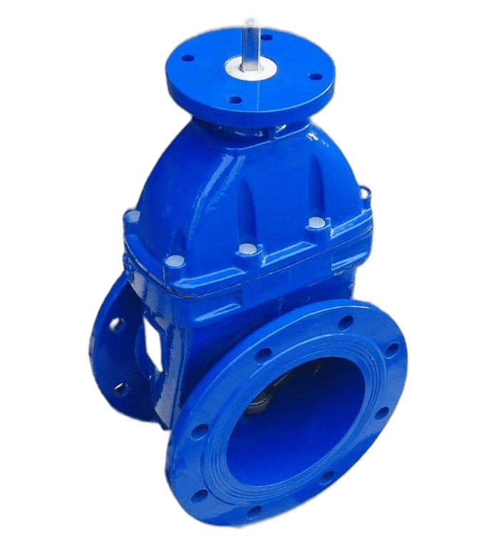 Задвижка чугунная тип МЗВ 30ч939р Ду500 Ру10 под эл. привод 120C открытая гайка, DN 500