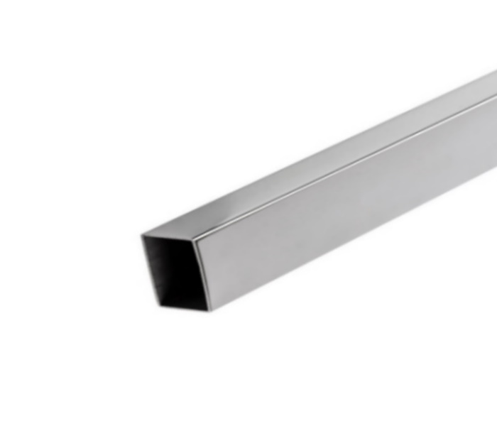 Трубы нержавеющие электросварные ЭСВ квадратные 60х3 матовая имп ASTM A554, длина 6 м, марка AISI 304 (08Х18Н10)