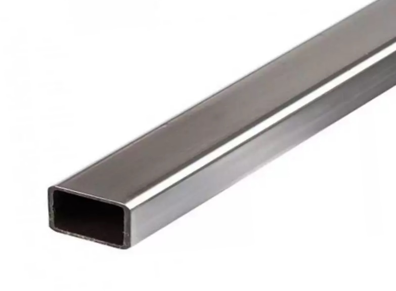 Трубы нержавеющие электросварные ЭСВ прямоугольные 60х40х1.5 зерк имп ASTM A554, длина 6 м, марка AISI 304 (08Х18Н10)