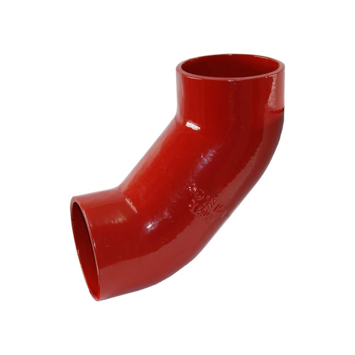 Отвод чугун SML Ду100х90гр (двойное колено) б/растр, DN 100