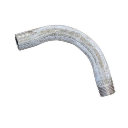 Отвод стальной гнутый однорезьбовой оцинк Ду50 (Дн60х3) из труб по ГОСТ 3262-75, DN 50