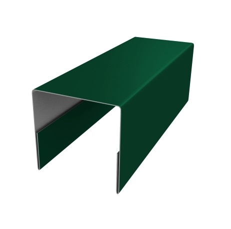 Планка заборная 0,45x20x22x17x2000 RAL6005 зеленый мох