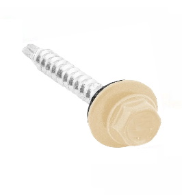 Саморез кровельный 4.8х51 RAL 1014 по дереву