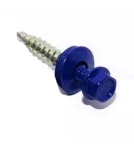 Саморез кровельный 4.8х35 RAL 5002 по дереву