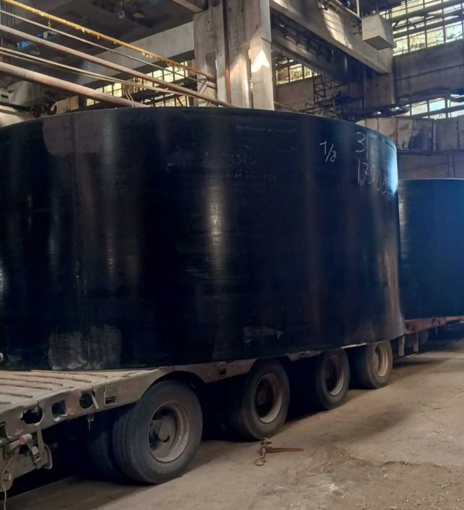 Обечайка 1420-2500мм  толщина (20-36мм)  12Х18Н10Т с разделкой газом (Rz500)