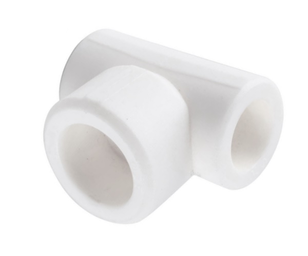 Тройник PP-R переходной белый внутренняя пайка Дн 20х25х20 VALFEX 10202520
