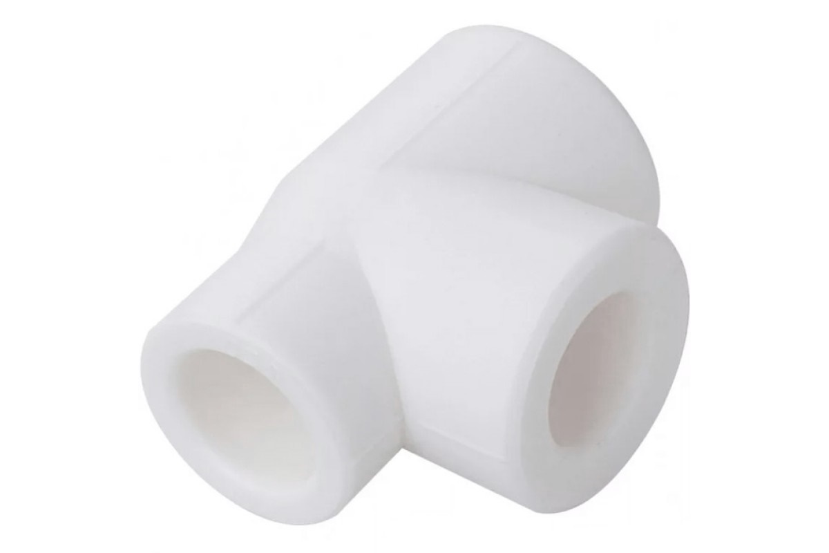 Тройник PP-R переходной белый внутренняя пайка Дн 25х25х20 VALFEX 10252520