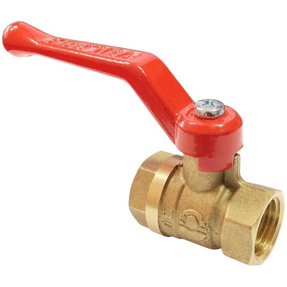 Кран шаровой латунь 11Б27фт1М Ду15 Ру40 ВР рычаг VALFEX VF.214.LR1.012.N/P59, DN 15, 1/2 дюйма